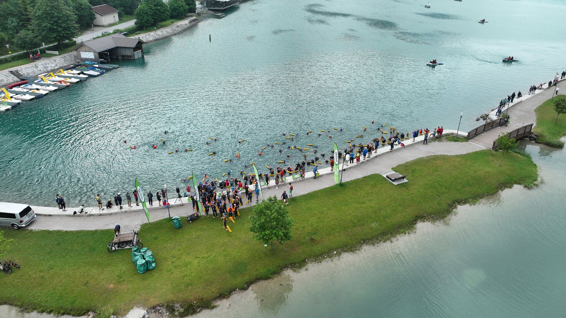 Achensee-Langstreckenschwimmen als sportlicher Publikumsmagnet